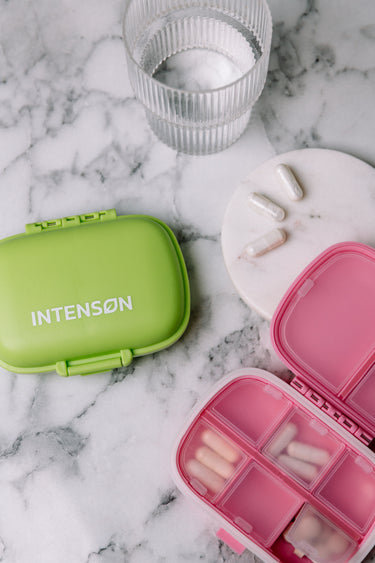 Organizer na tabletki z logo INTENSON zielony - Intenson.pl